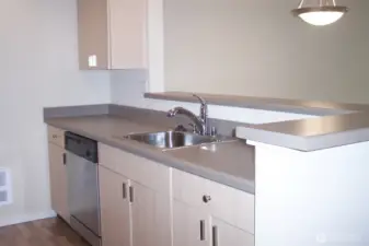 Kitchen shown vacant