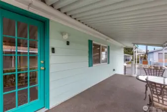 Big Front Covered Deck