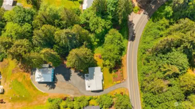 Overhead view of 1.03 acres of land