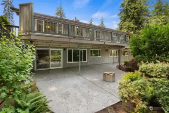 Walk out basement with great patio.