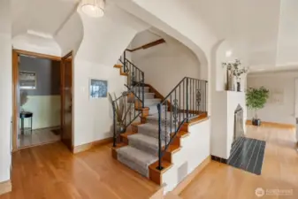 2nd floor - Stair way & 1/2 bath