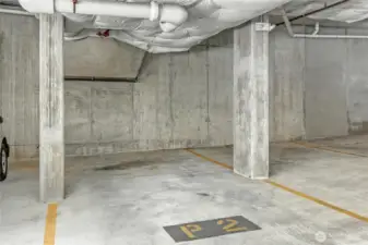Secure parking space