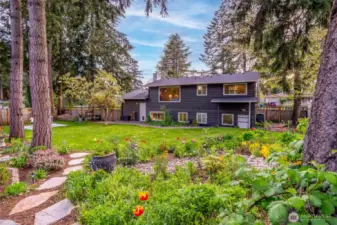 Eye pleasing colorful gardens.