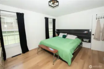 Spacious primary bedroom