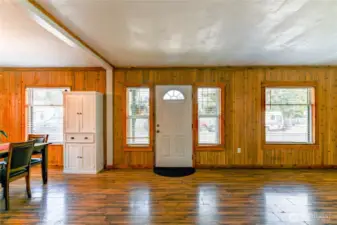 The windows provide wonderful natural light.
