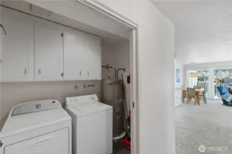 The Utility room is conveniently located just across from the Primary Bedroom.