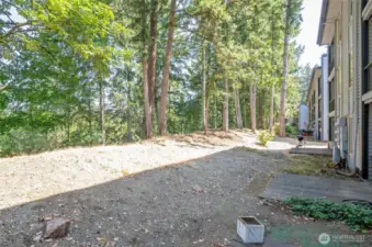 View from the back of the patio.