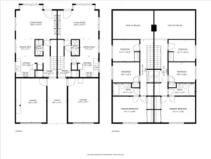 Both Units Floor Plans