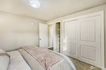 Plenty of closet space