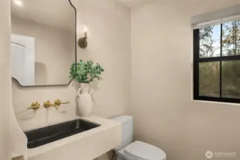 Main floor powder room