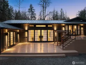 Luxury aside- this home has a 50 year metal roof, gutter guards, and a whole house generator