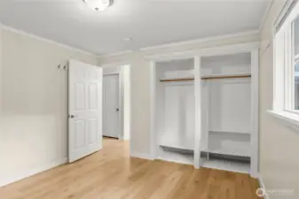 Bedroom1 double closet
