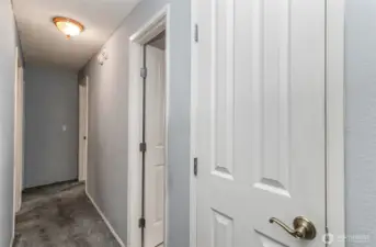Hallway Leading to Three Bedrooms & One Bath~