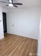 Secondary Bedroom~LPV Replaces the Old Carpet~New Paint Graces this Room as Well