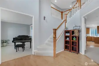 entryway opens to the sitting area