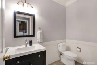 downstairs half bathroom