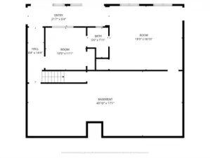 Lower level Floor plan