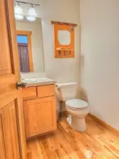 Half bath on first floor
