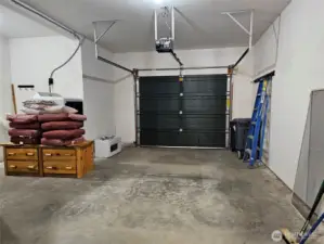 Garage space.