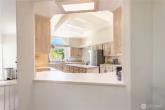 Family Room looking into kitchen