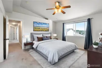 Primary Bedroom Virtually Staged