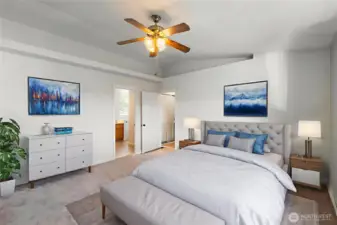Primary Bedroom Virtually Staged