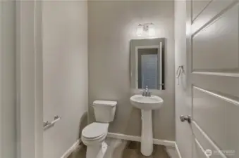 1/2 bath on main level