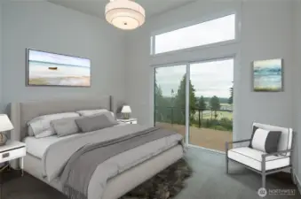 Primary Bedroom with deck access