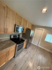 Light filled open kitchen