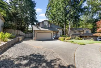 This lot has room for your RV, boat, cars walking distance to the lake