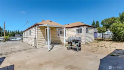 Great outdoor area in back, fenced in and great yard/landscape space.