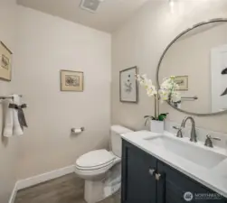 Half bath on main floor