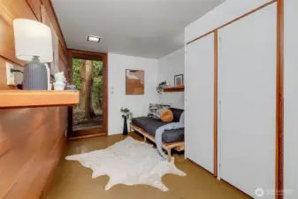 Third bedroom. Built-in frame can pull out to a bed
