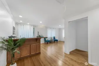 New Fourth bedroom with bonus area and wet bar