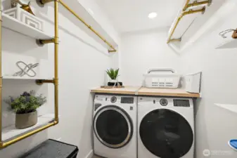 Laundry room in upper floor