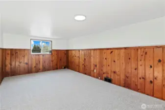 very large room can also be used as another rec room