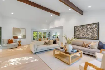 This grand room has hosted concerts and is able to accommodate large groups.