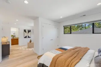 Bedroom Suite #2 with full bath and adjoining office/sitting room
