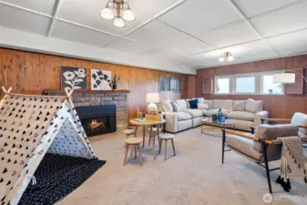 Basement Family Room.