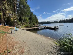 Private Beach & Dock for Community Residents only.
