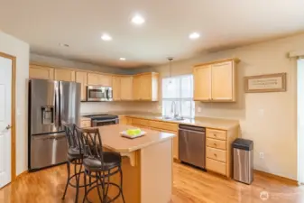 Kitchen Virtually enhanced