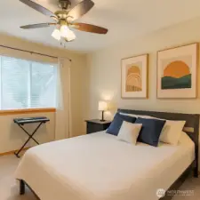 4th Bedroom virtually enhanced