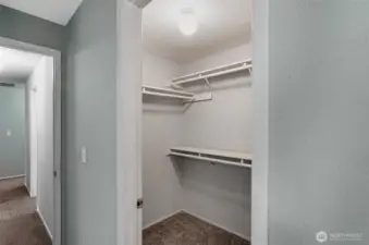 Large walk-in closet