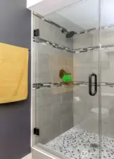 Shower in Main Floor bathroom