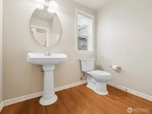 Powder room main floor