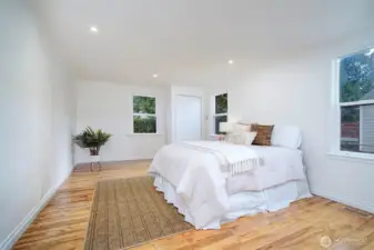 Another view of this very spacious main floor bedroom