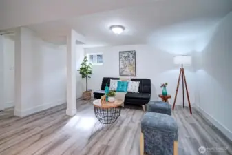 Lower level living space