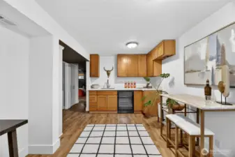 stove and refrigerator hookups in place.