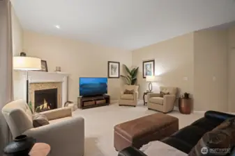 Room for everyone in the spacious great room; enjoy Seahawk games with the surround sound!