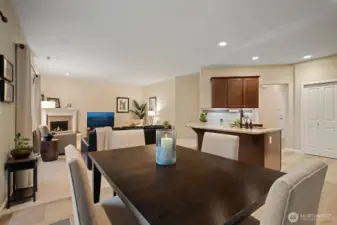 One continuous space!